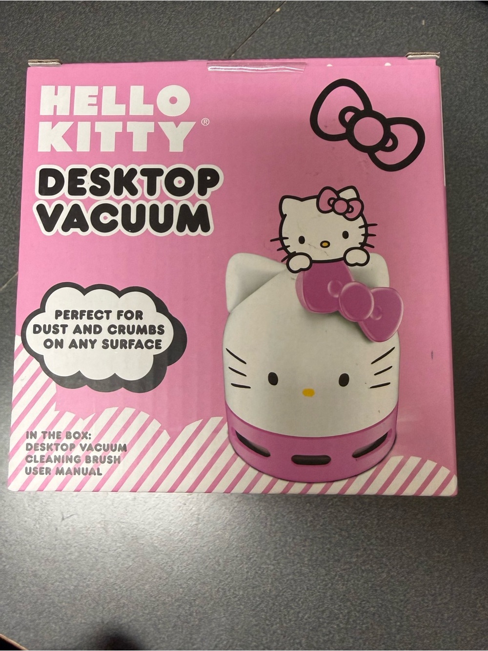 Hello Kitty Pink and White Desktop Mini Vacuum Cleaner